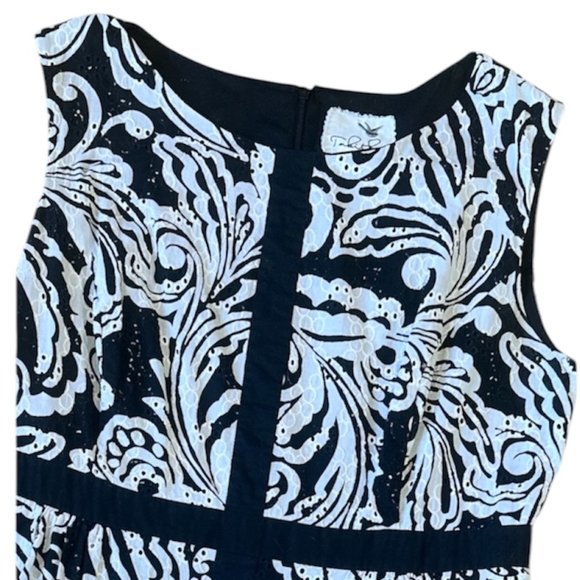 Tabitha paisley eyelet lace sheath dress - Picture 4 of 9